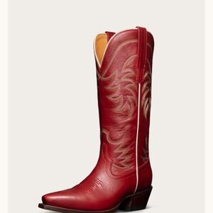 SOLD OUT! like new worn 2x!! TECOVAS Annie Scarlet Red Cowboy Boots size 8.5/9